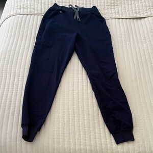 Figs Navy Zamora Joggers (high-waisted)